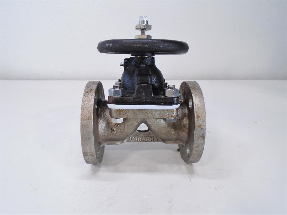 Hills McCanna 2" CF8M Diaphragm Valve 2-608-04-029